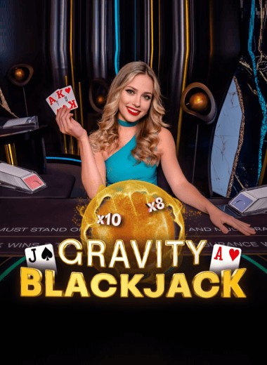 Gravity Blackjack slot visual from ICONIC21 available on vulkanvegashu.net